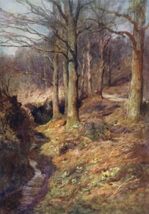 森の中で春が目覚めるとき 作： Ernest Benger or Berenger